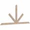 Ekena Millwork Saratoga Smooth Timber Gable Bracket, Douglas Fir, 84"W x 38"H x 1 1/2"D x 3 1/2"F, 11/12 Pitch GBW084X38X0204SAR00SDF - alternate 5